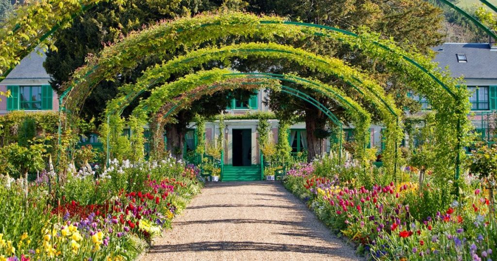 Jardín De Giverny En Francia