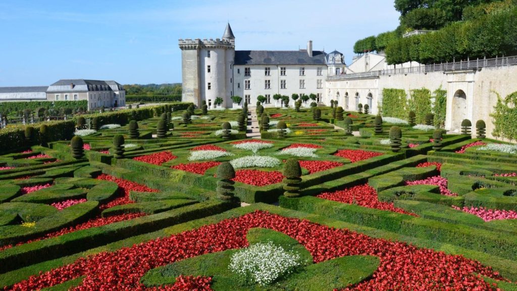 Jardines De Villandry En Francia