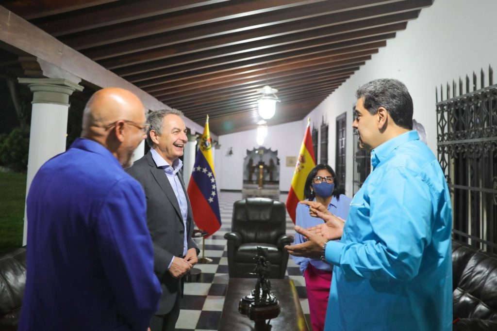 Machado Desconfía Del Psoe Por Blanquear El Chavismo De Maduro 1 Europapress 4935746 Presidente Venezuela Nicolas Maduro Recibe Expresidente Espanol Jose Luis