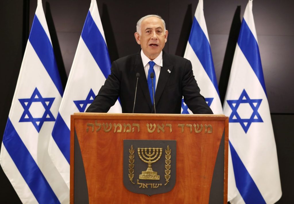 El Eterno Caos De La Israel Y Palestina Se Intensifica A La Sombra De Hamás Y Rusia 1 Europapress 5492242 Tel Aviv April 11 2023 Israeli Prime Minister Benjamin Netanyahu Speaks
