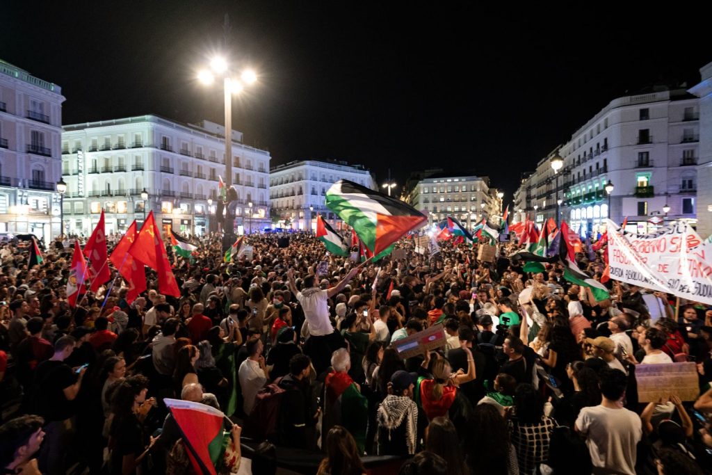 España Esquiva Firmar El Acuerdo En Apoyo A Israel De Biden 2 Europapress 5496375 Cientos Personas Protestan Concentracion Contra Nuevo Acto Terrorismo