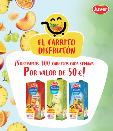 Juver lanza "El Carrito Disfrutón", su nueva campaña para ayudar a las familias con 45.000€ en premios