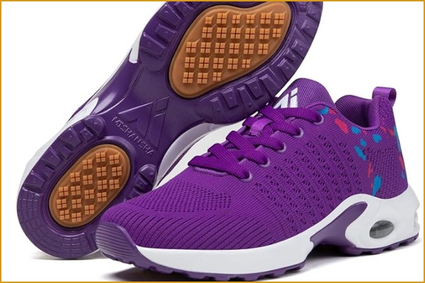 Mishansha - Tenis para mujer, transpirables, con amortiguación de aire,  para correr y caminar