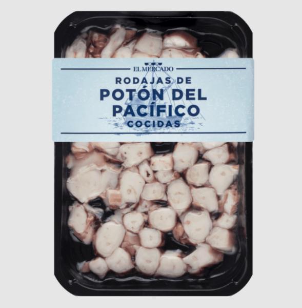La exquisita frescura del potón en rodajas