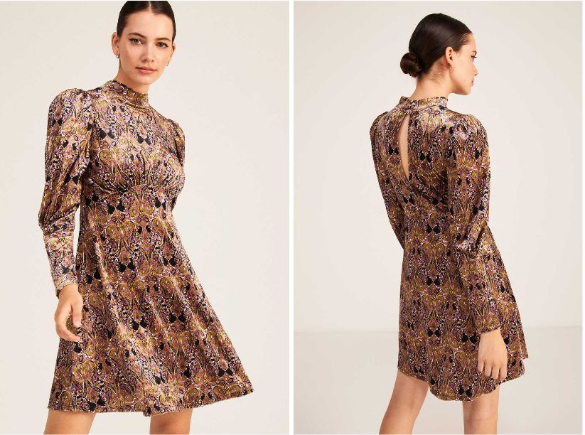 Vestido de terciopelo en menos de 20 euros