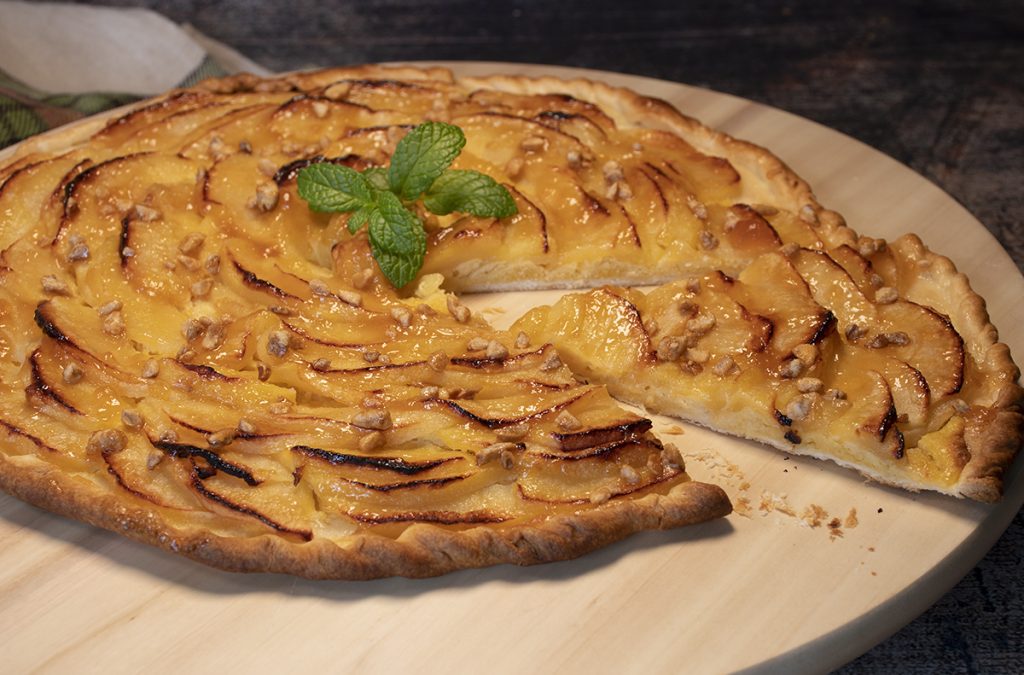 Tarta De Manzana Y Almendra. Muy Rapida 1