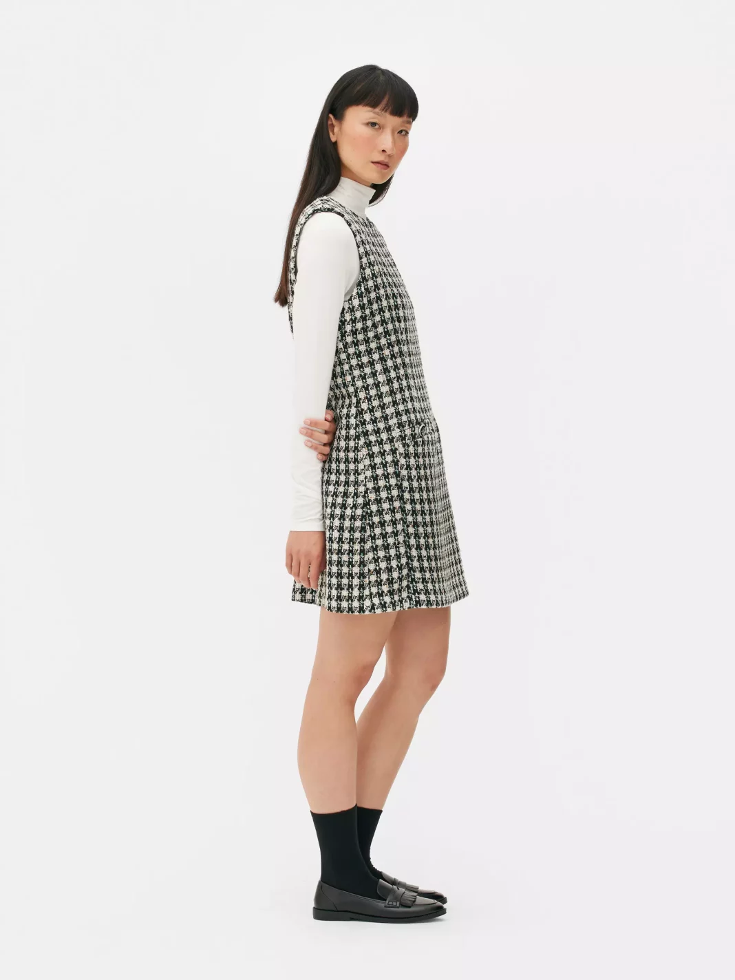 Vestido de tweed de Primark