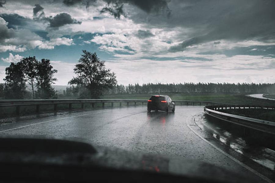 El peligro del granizo en la carretera