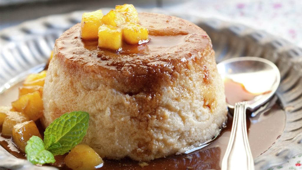 El Postre Ideal: Receta Rápida De Flan De Manzana