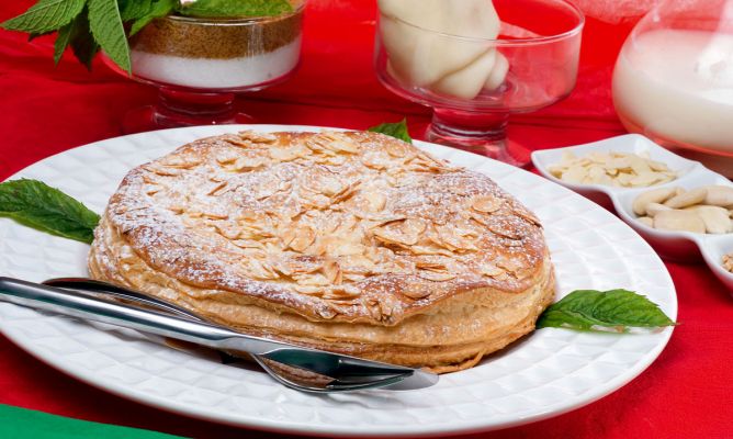 Receta clásica de esta delicia vasca: panchineta con crema pastelera