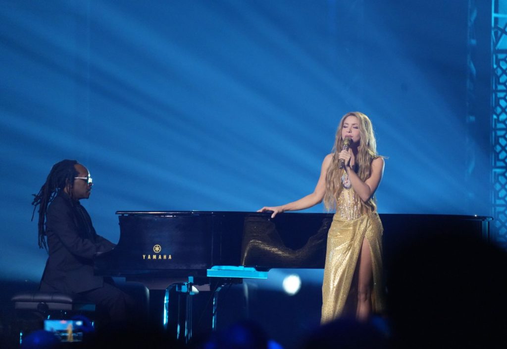 Europapress 5582031 Cantante Shakira Actua Gala Entrega Latin Grammy 2023 Palacio Congresos