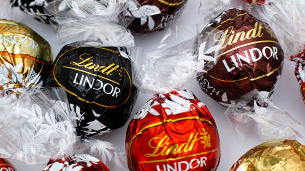 Chocolates suizos en la temporada navideña