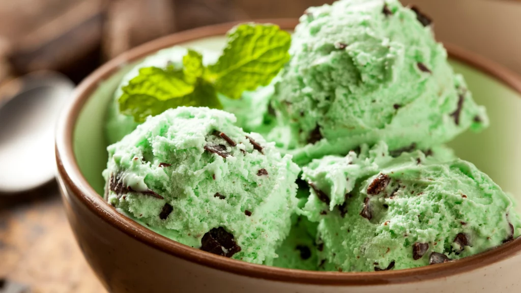 Helado De Chocolate Con Chips De Menta Thermomix