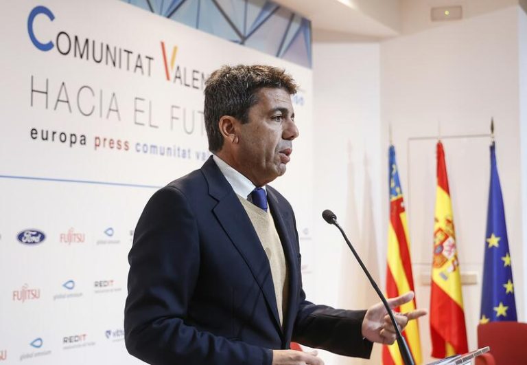 Mazón lamenta que el Gobierno ha actuado «tarde y mal» con el déficit: «Han estado ocultando la realidad»