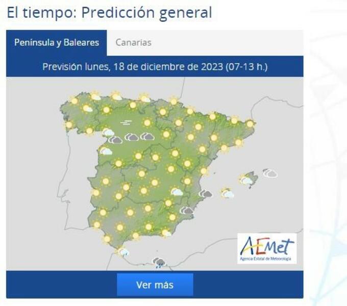 La niebla y el frío activa avisos en el centro peninsular y Cantabria con temperaturas de -6º