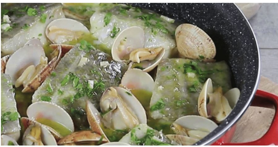 Bacalao con almejas un plato delicioso para Nochevieja