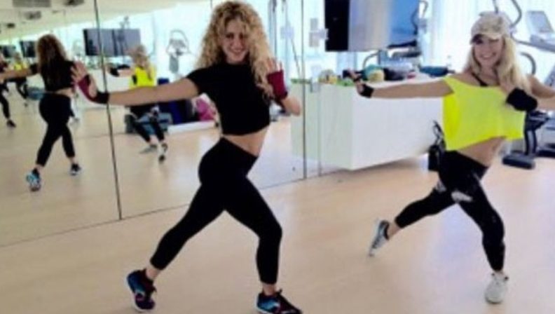 La rutina de ejercicios que sigue Shakira para mantenerse tonificada