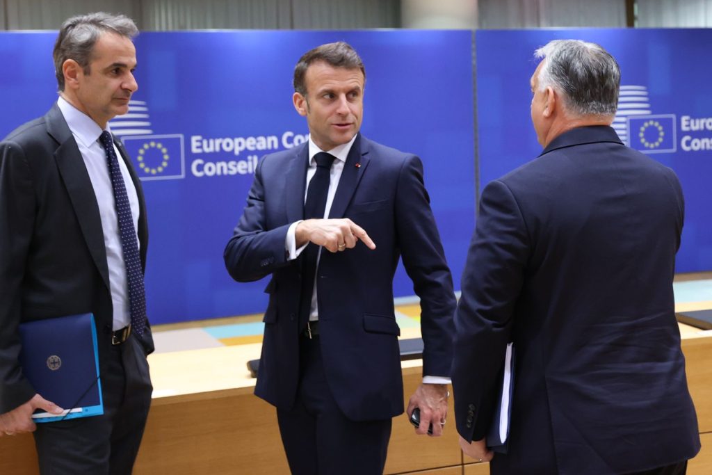 Orban Puede Dejar A Ucrania Sin Apoyo Europeo 1 Europapress 5636067 Handout 14 December 2023 Belgium Brussels Greek Prime Minister Kyriakos