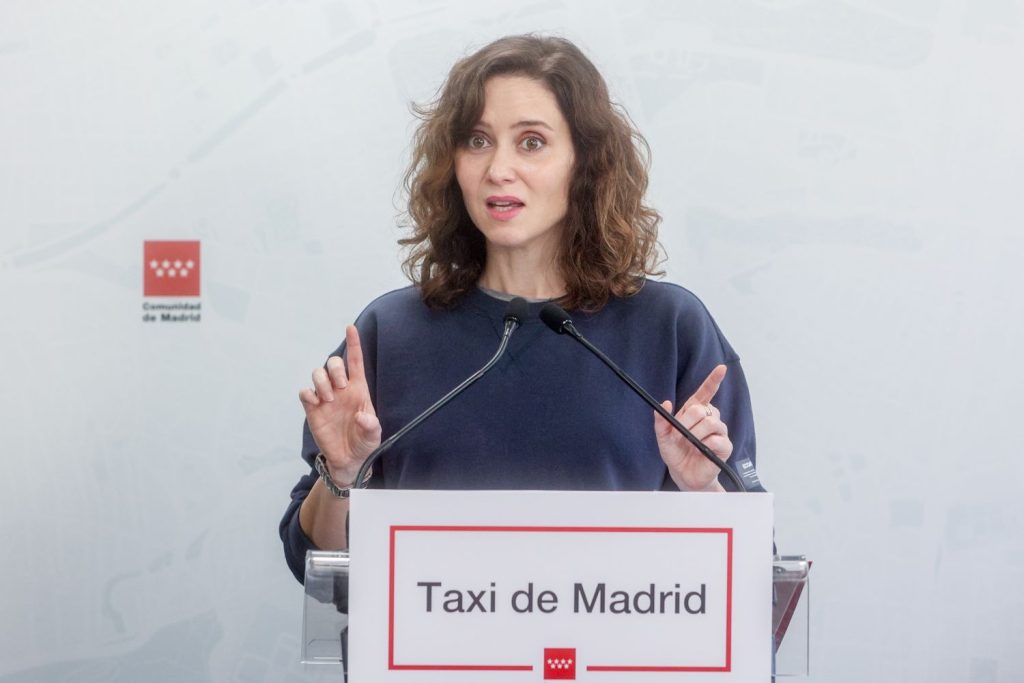 Europapress 5656281 Presidenta Comunidad Madrid Isabel Diaz Ayuso Interviene Visita Sede