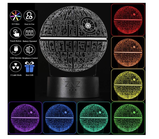 Iconos de Star Wars en hologramas 3D