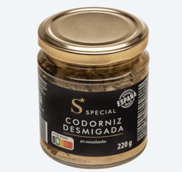 Delicias en cada bocado: codorniz desmigada en escabeche de Aldi