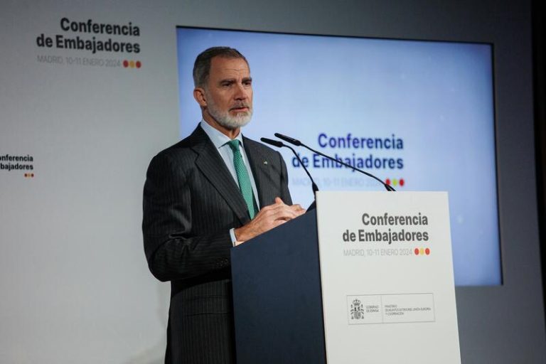 El rey Felipe VI pide la instauración de un Estado palestino