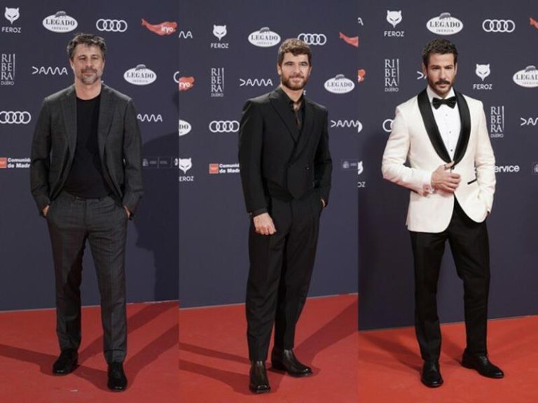 Hugo Silva, Alfonso Bassave y Alejandro Albarracín enamoran en la alfombra roja de los Feroz