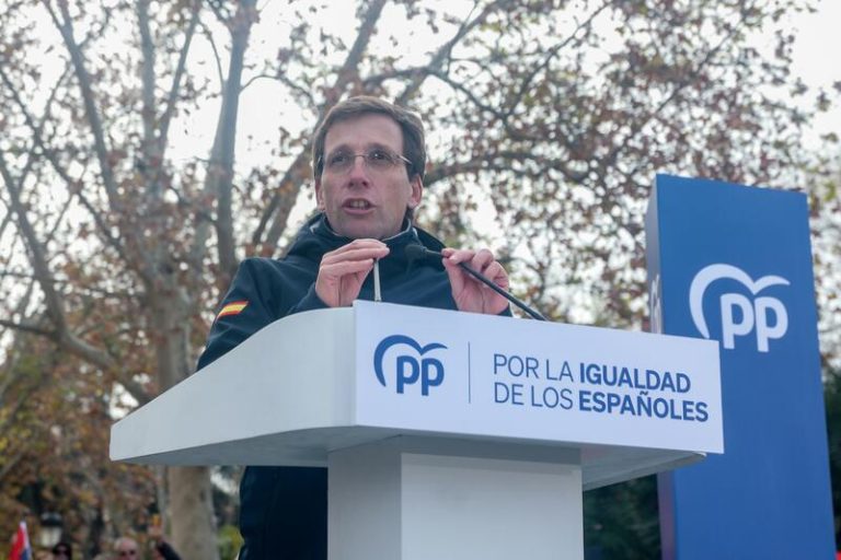 Almeida convoca a «todos los españoles» a manifestarse contra la amnistía