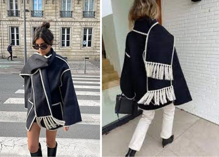 ¡Muchísimo más barata! La copia de Carrefour de la chaqueta con bufanda tendencia entre influencers