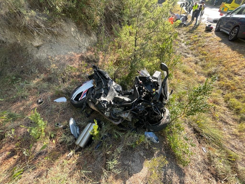 Las Autoescuelas Piden A La Dgt Medidas Para Enfrentar La Siniestralidad 1 Europapress 5428172 Herido Grave Motorista Colisionar Turismo N 240 Sigues