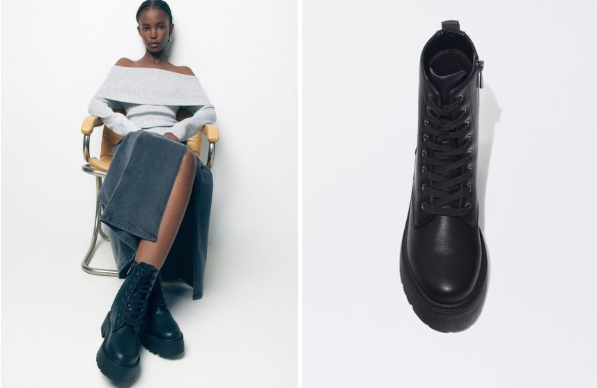 Las botas militares de Parfois a mitad de precio para un look imponente en invierno