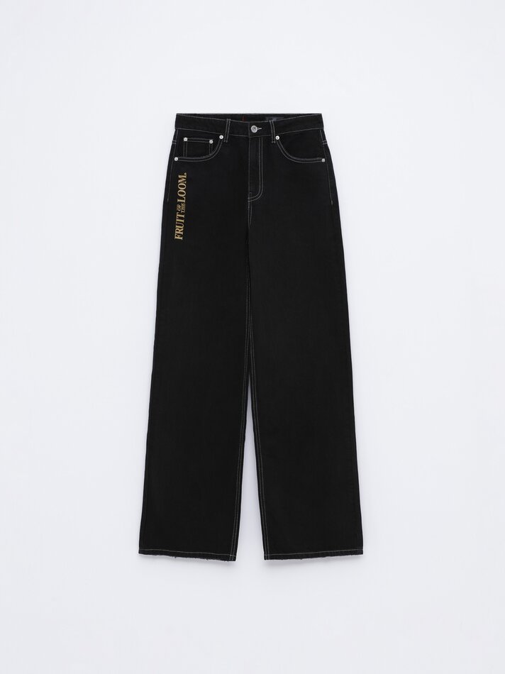 Jeans Wide Leg Fruit Of The Loom ® En Lefties