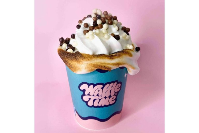 El chocolate más irresistible de WAFFLE TIME; ‘S’ More Hot Chocolate