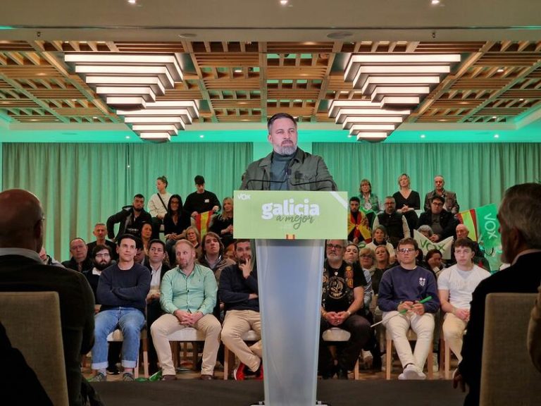 Santiago Abascal asegura en Vigo que el «voto útil» es una «estafa»