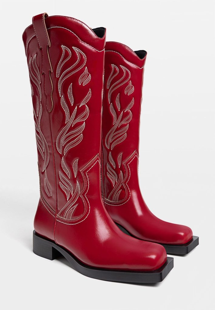 Stradivarius: 6 deslumbrantes botas estilo cowboy que marcarán tendencia esta primavera 148 Botas Planas Cowboy