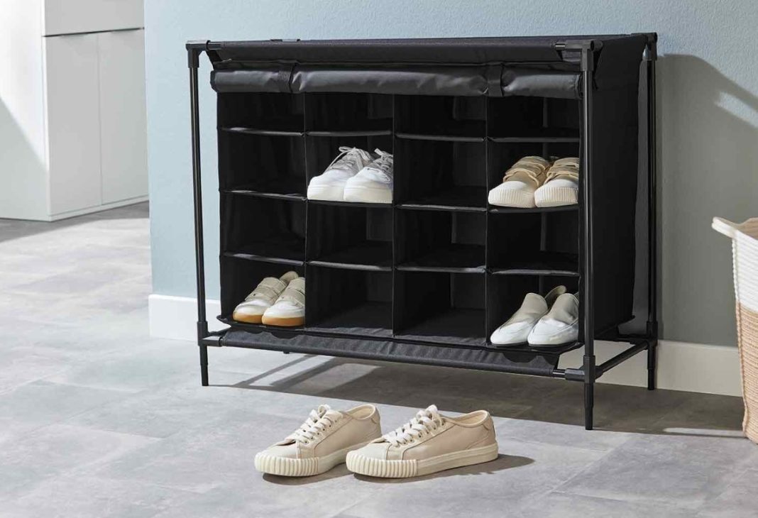 Diseño práctico de estantería para zapatos de Lidl