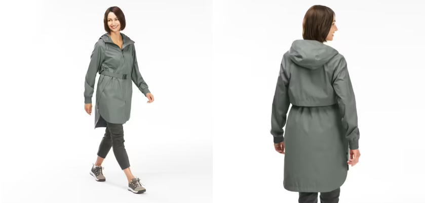 Decathlon tiene el impermeable estilo gabardina más elegante, dile adiós al chubasquero
