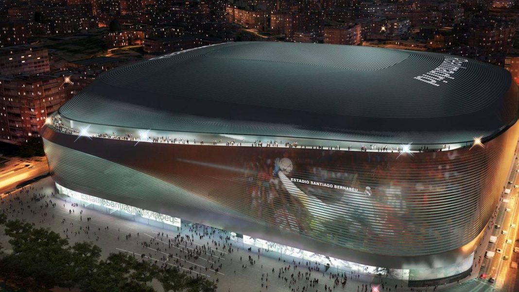 El estadio del Real Madrid y su nueva cara