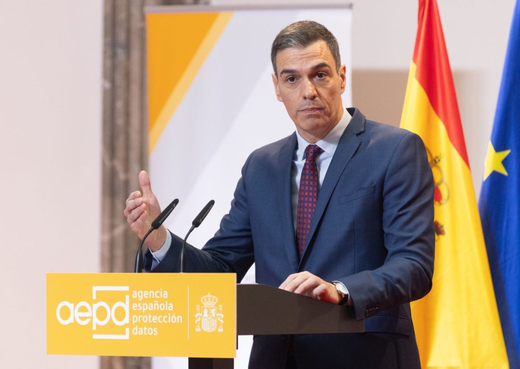 Los Transportistas Españoles Pagan El Coste De Las Protestas Francesas 1 Europapress 5723574 Presidente Gobierno Pedro Sanchez Interviene Acto Motivo Dia Internacional