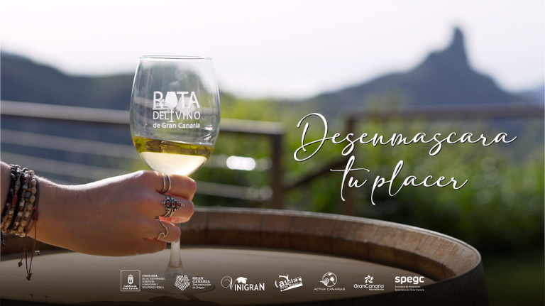 La Ruta del Vino de Gran Canaria invita a "desenmascarar" el placer en su nuevo spot