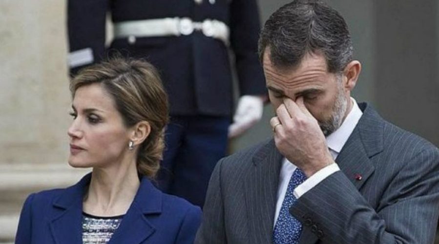 Discusión entre los reyes de España