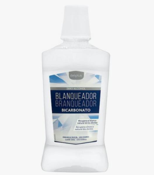 El enjuague bucal blanqueador bicarbonato de Mercadona