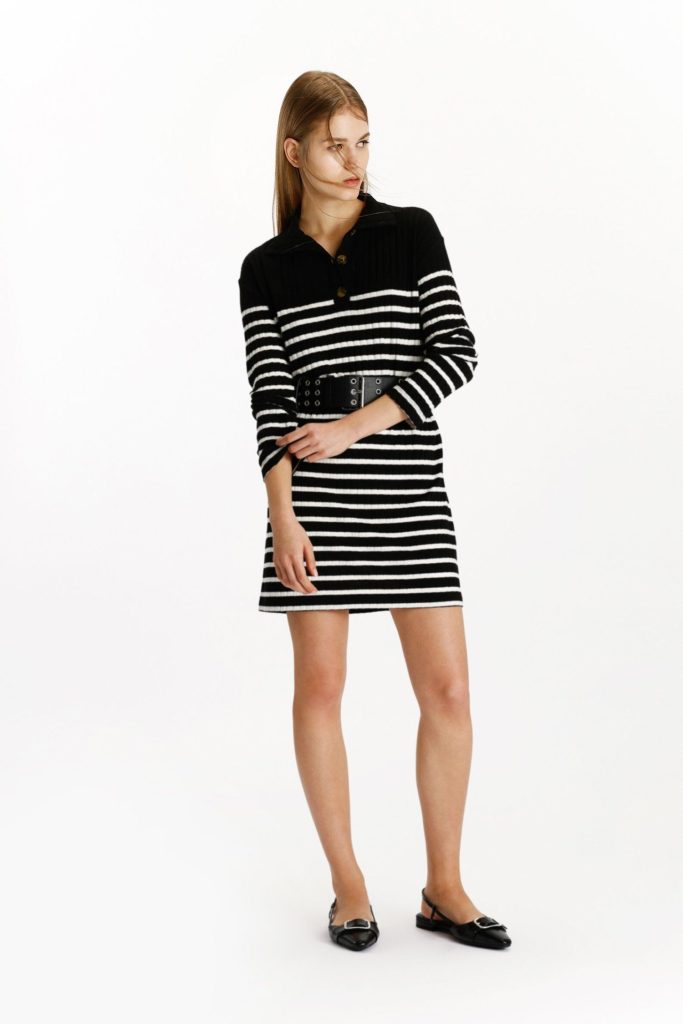 Lefties: Camisas Oversize, Vestidos, Zapatos Y Más Novedades De La Temporada De Primavera 3 Vestido Rayas Punto Cortado