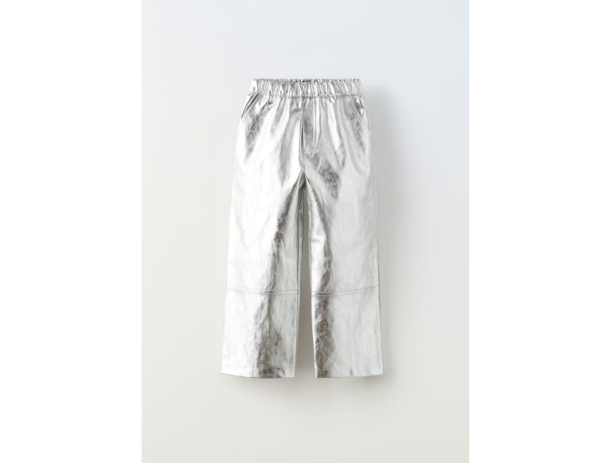 pantalón metalizado