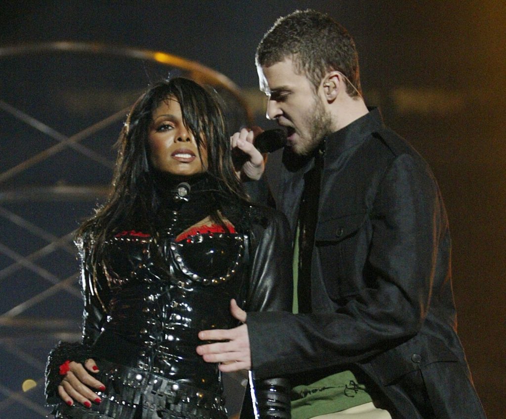 Justin Timberlake Janet Jackson Super Bowl Pole Mica 1618250769