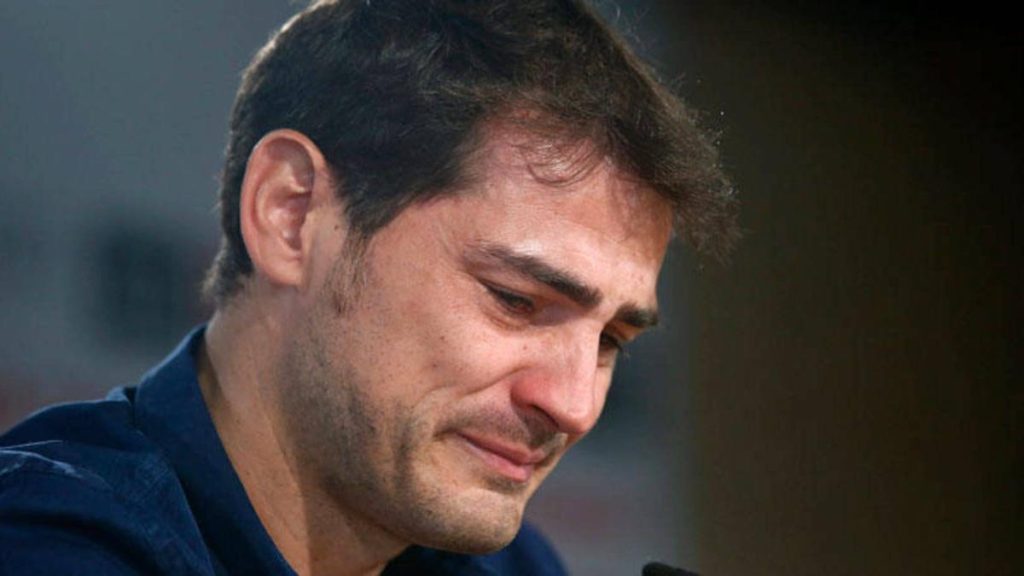 Iker Casillas Llorando.
