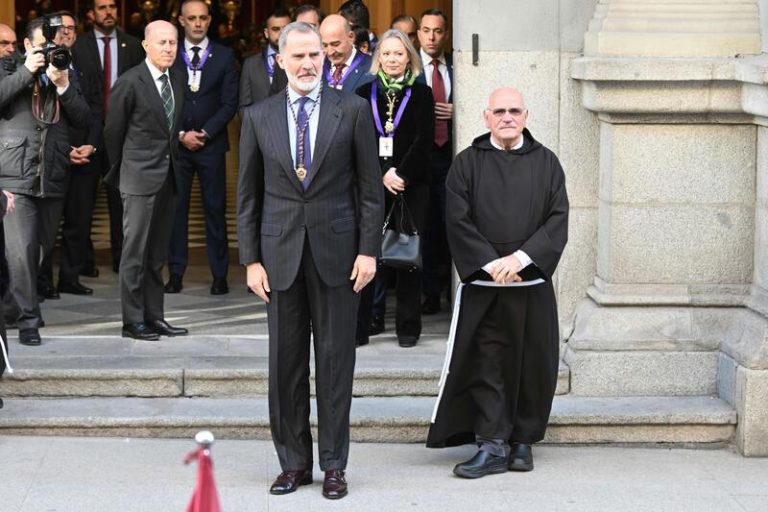El Rey acude al Cristo de Medinaceli cumpliendo con la tradición de la Familia Real