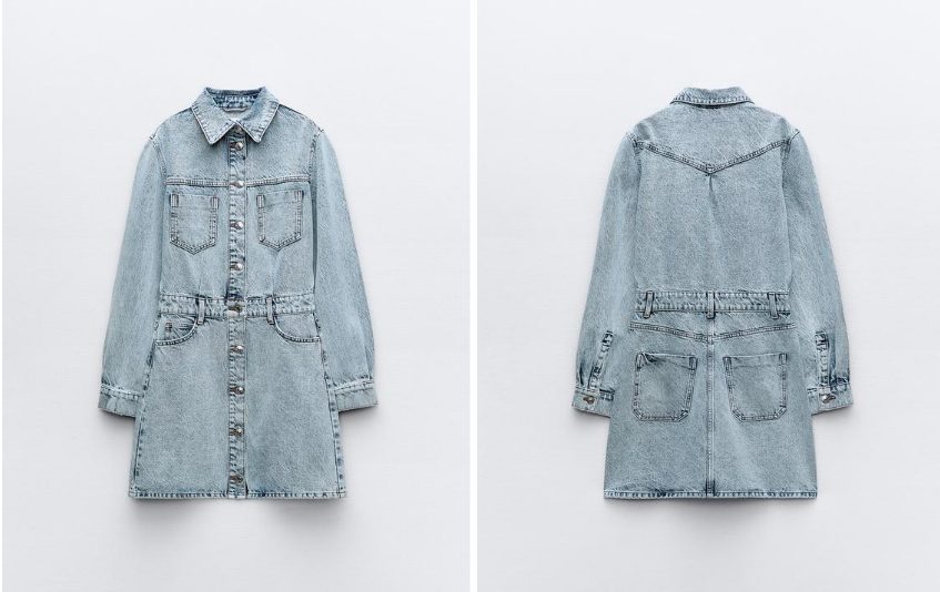 vestido denim