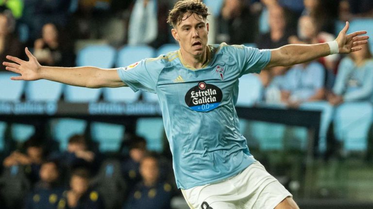 La sobrada de Strand Larsen para declarar su amor al Celta: ni él se lo cree