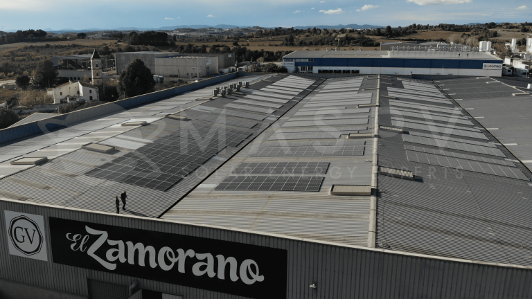 La planta fotovoltaica de G.V. El Zamorano instalada por MASPV ya está en funcionamiento